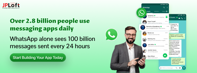Over billion people use messaging apps daily